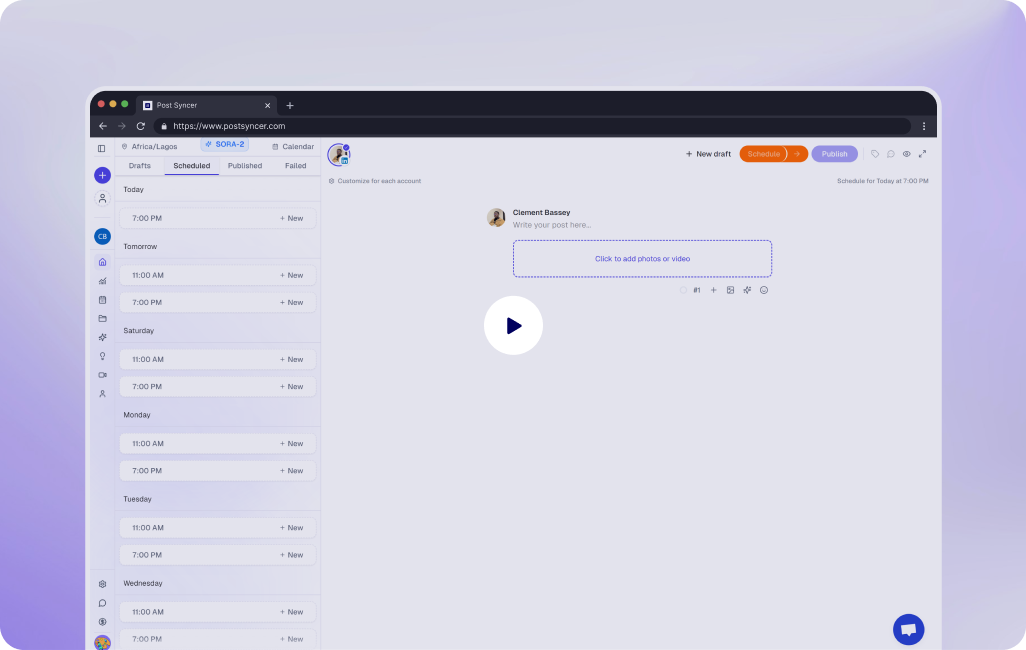 PostSyncer Dashboard